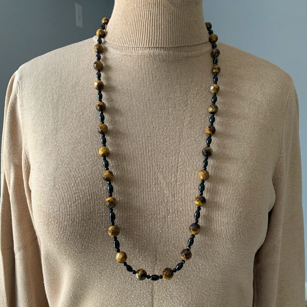 ❤️Jay King tigers eye and onyx necklace ❤️